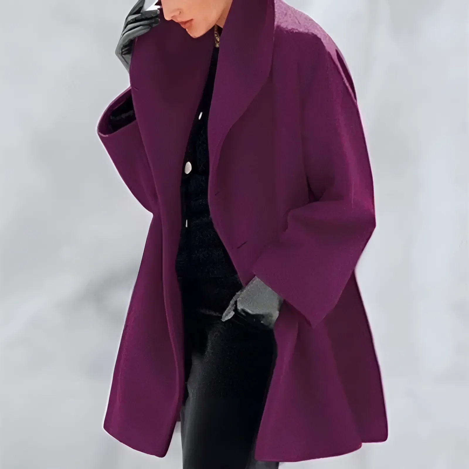 Dames winter trenchcoat – Lang model