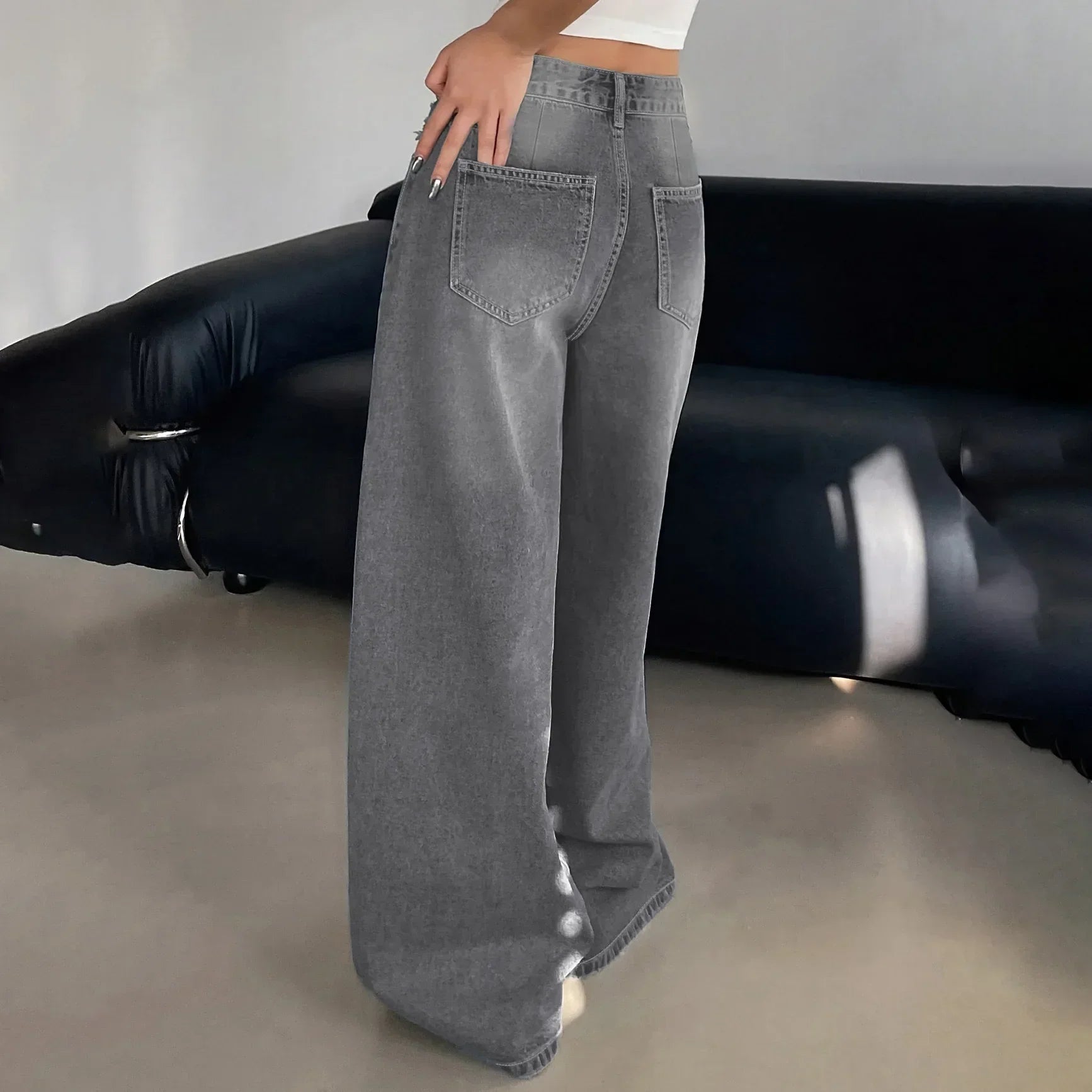 Baggy Jeans met Brede Pijpen voor Dames