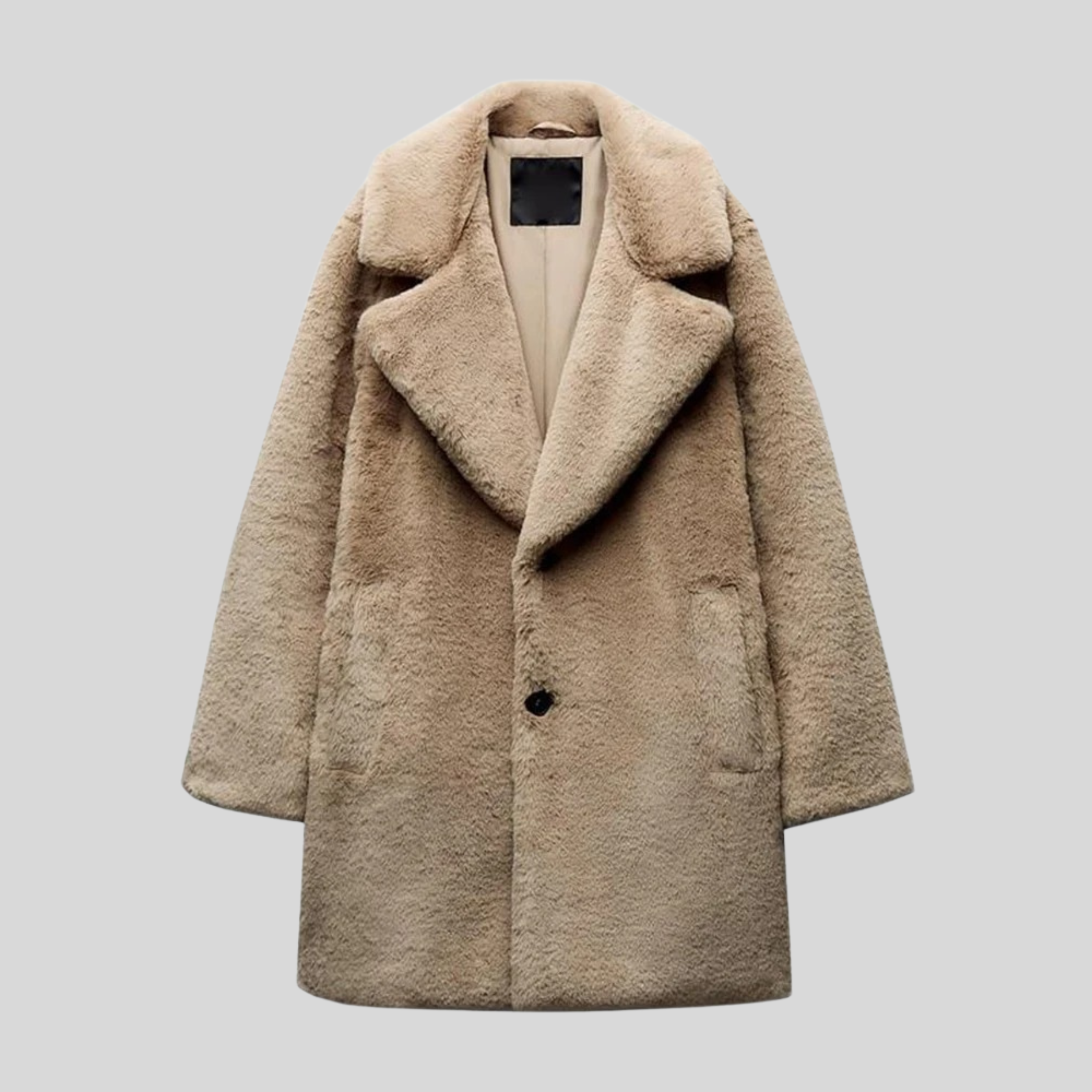 Dames Winter Teddy Mantel – Warm