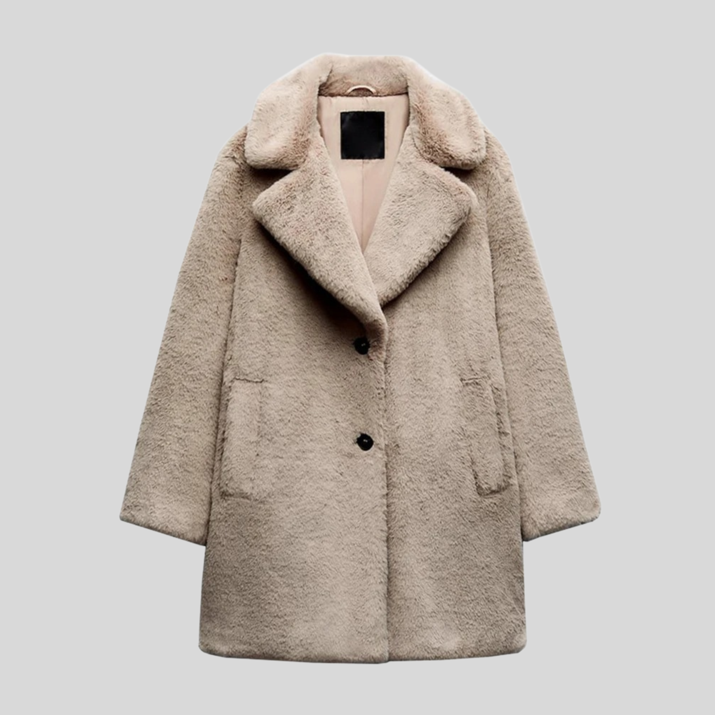 Dames Winter Teddy Mantel – Warm