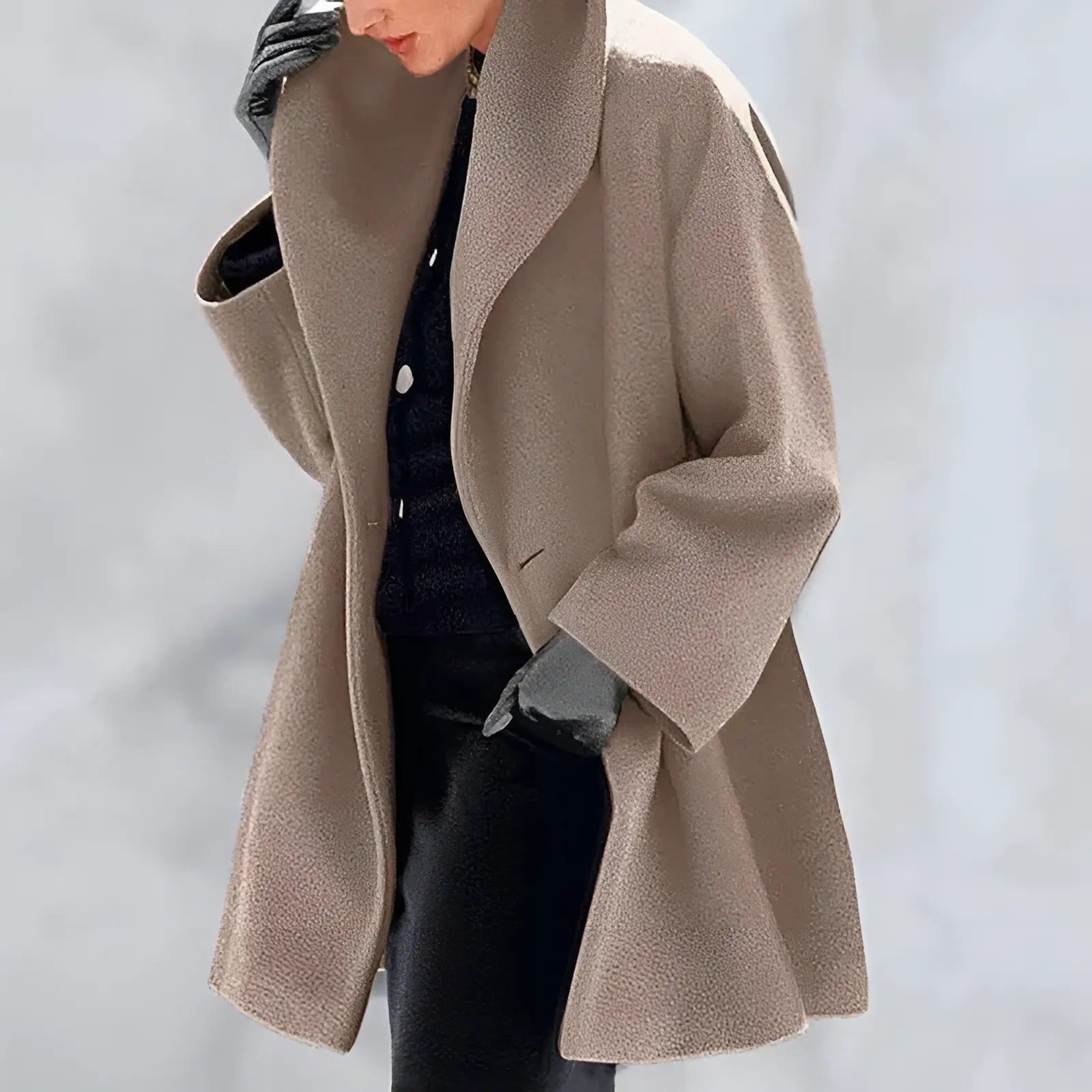 Dames winter trenchcoat – Lang model