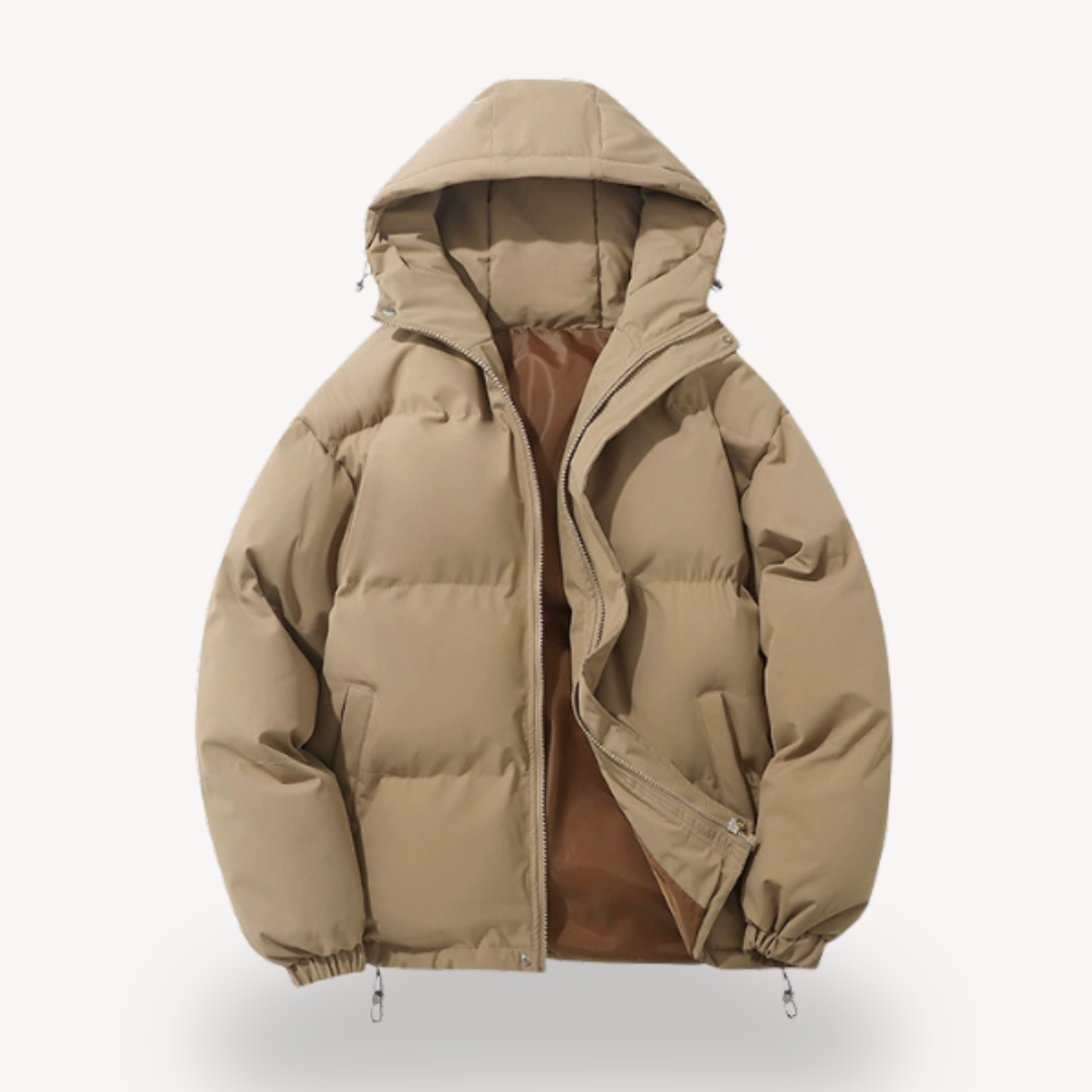 Heren puffer Jas – Gewatteerd met Capuchon