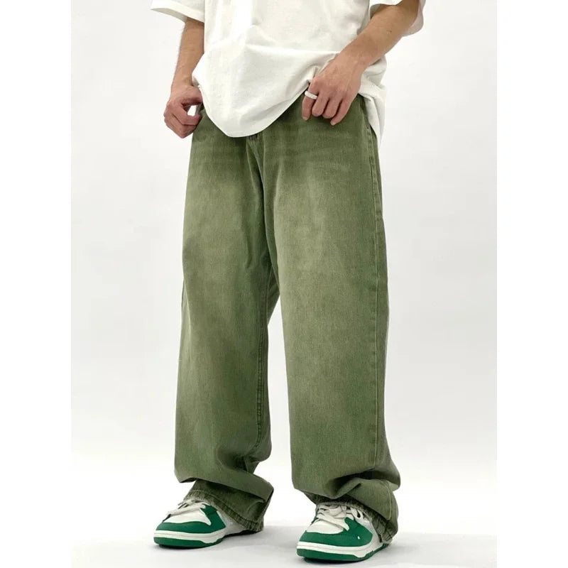 Baggy Jeans voor Heren – Groen