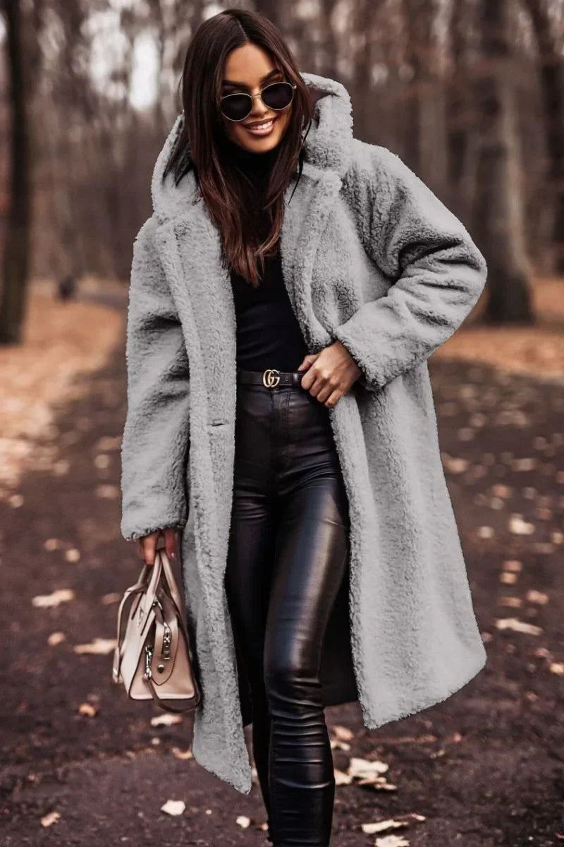 Dames Wintermantel – Lang Model met Capuchon