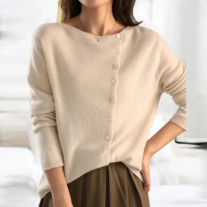 Dames vest – Met Lange Mouwen en Eenvoudig Ontwerp