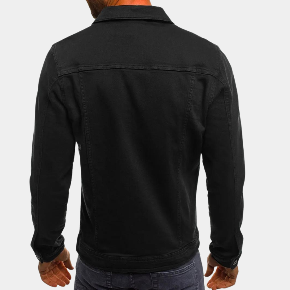 Heren Trucker jas – Knoopsluiting & Borstzakken met Knopen