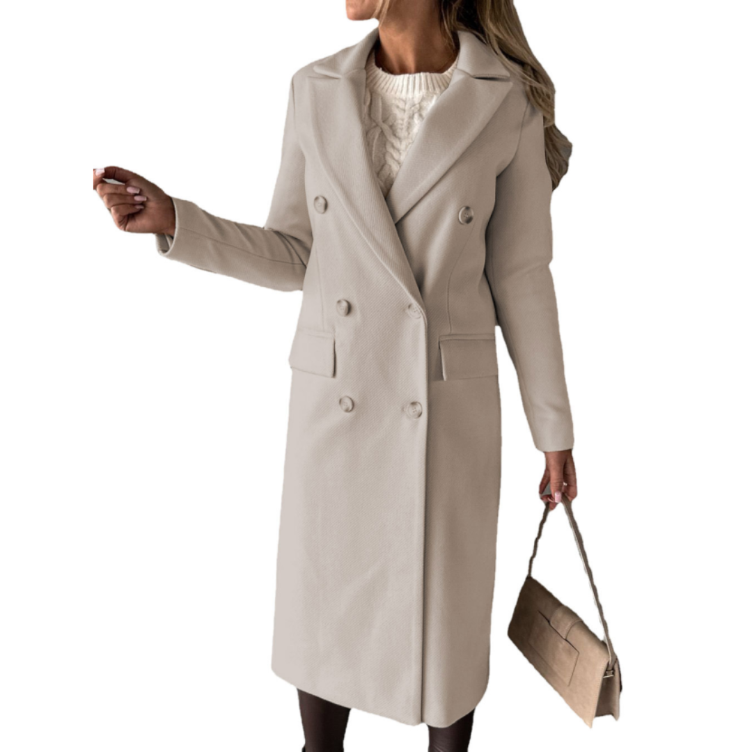 Trenchcoat voor Dames – Lang Wintermodel