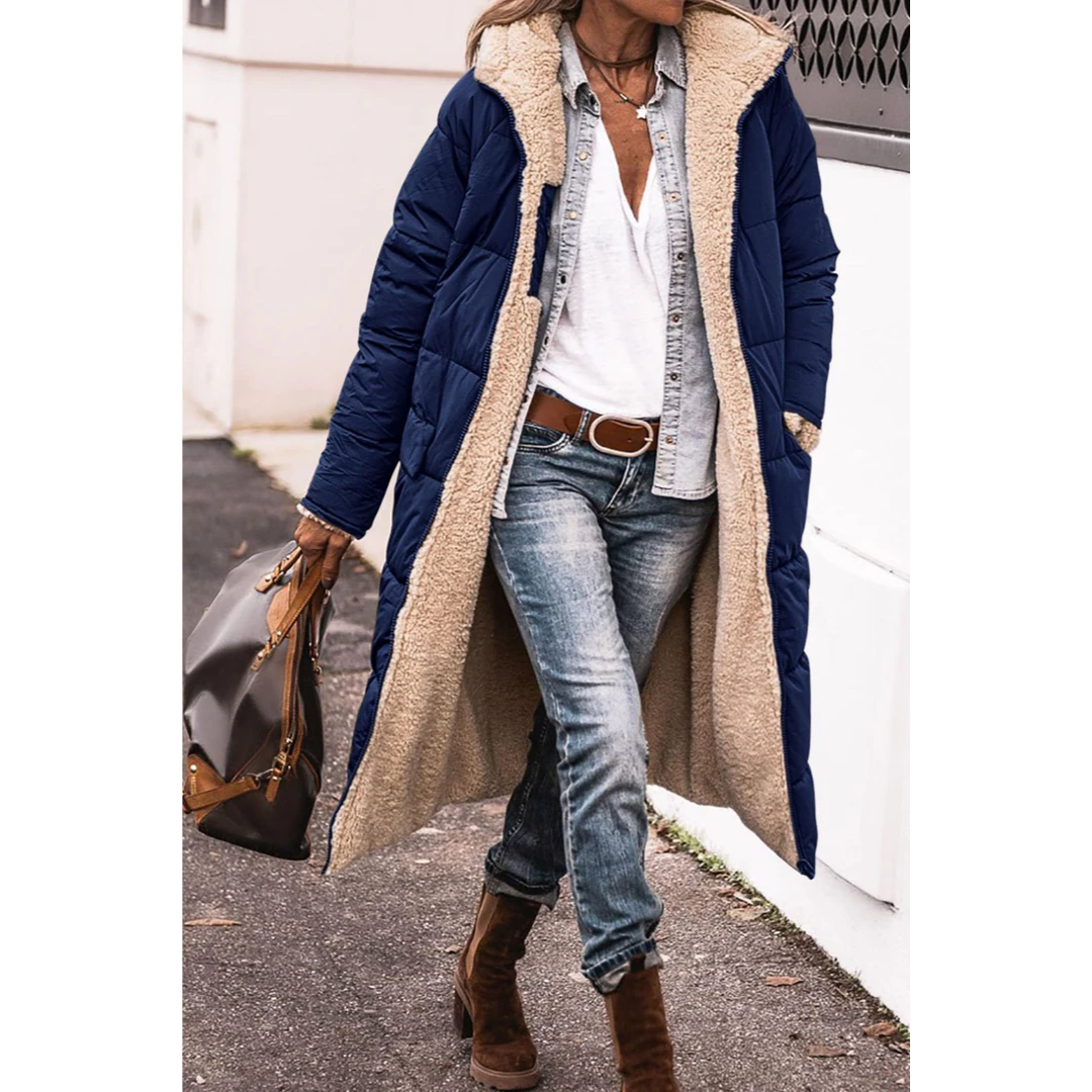 Dames Winter Puffer Mantel – Lang Model