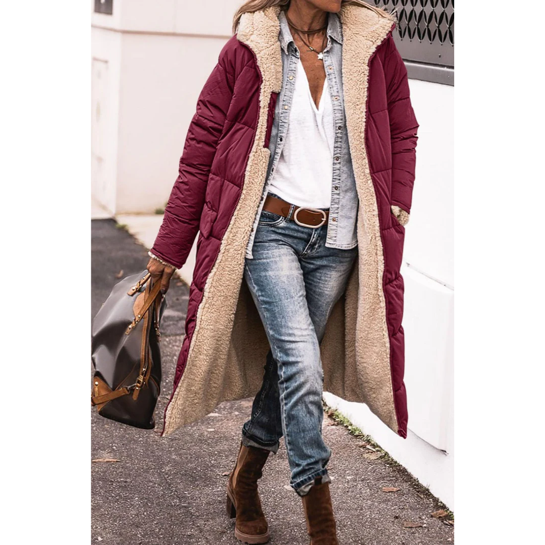 Dames Winter Puffer Mantel – Lang Model