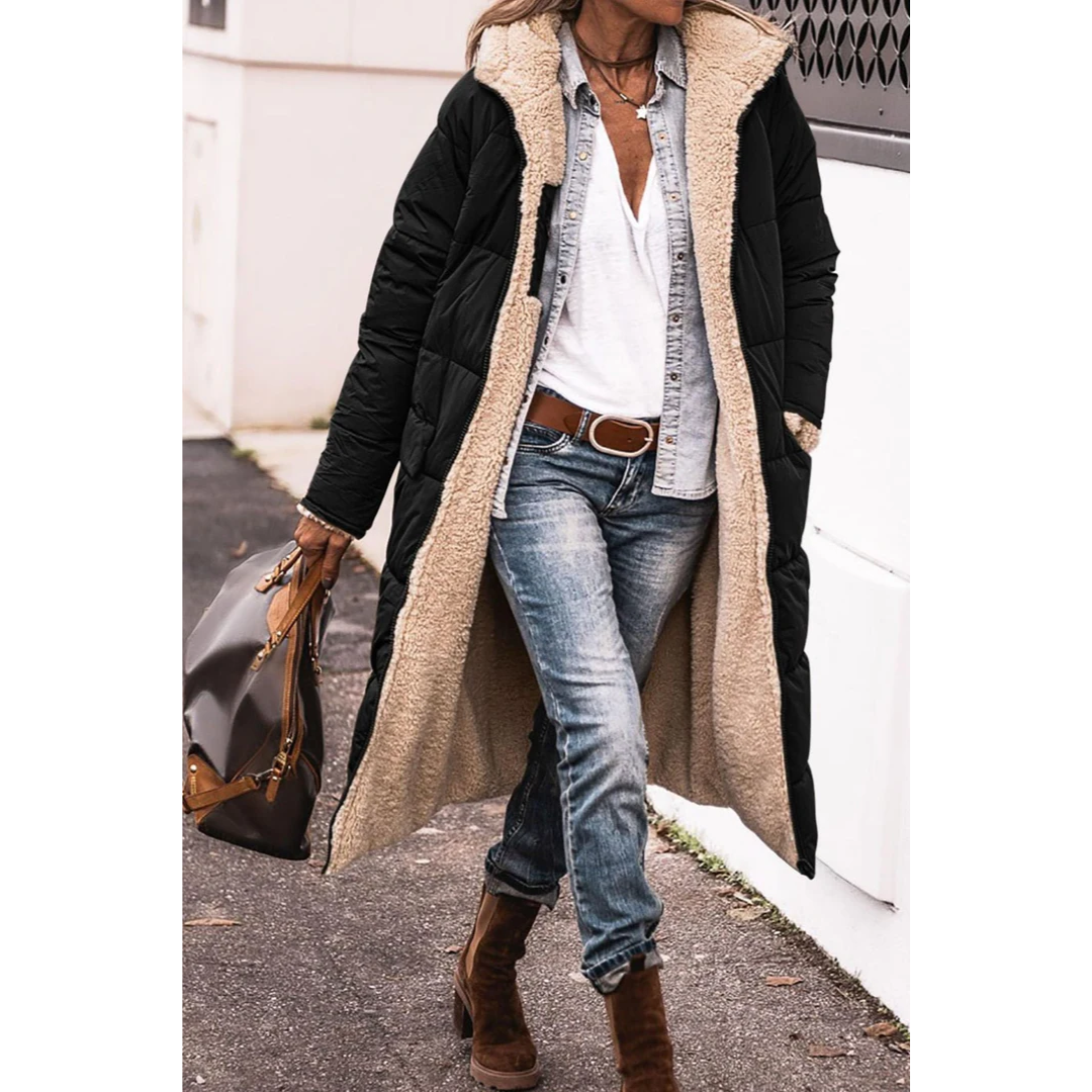 Dames Winter Puffer Mantel – Lang Model