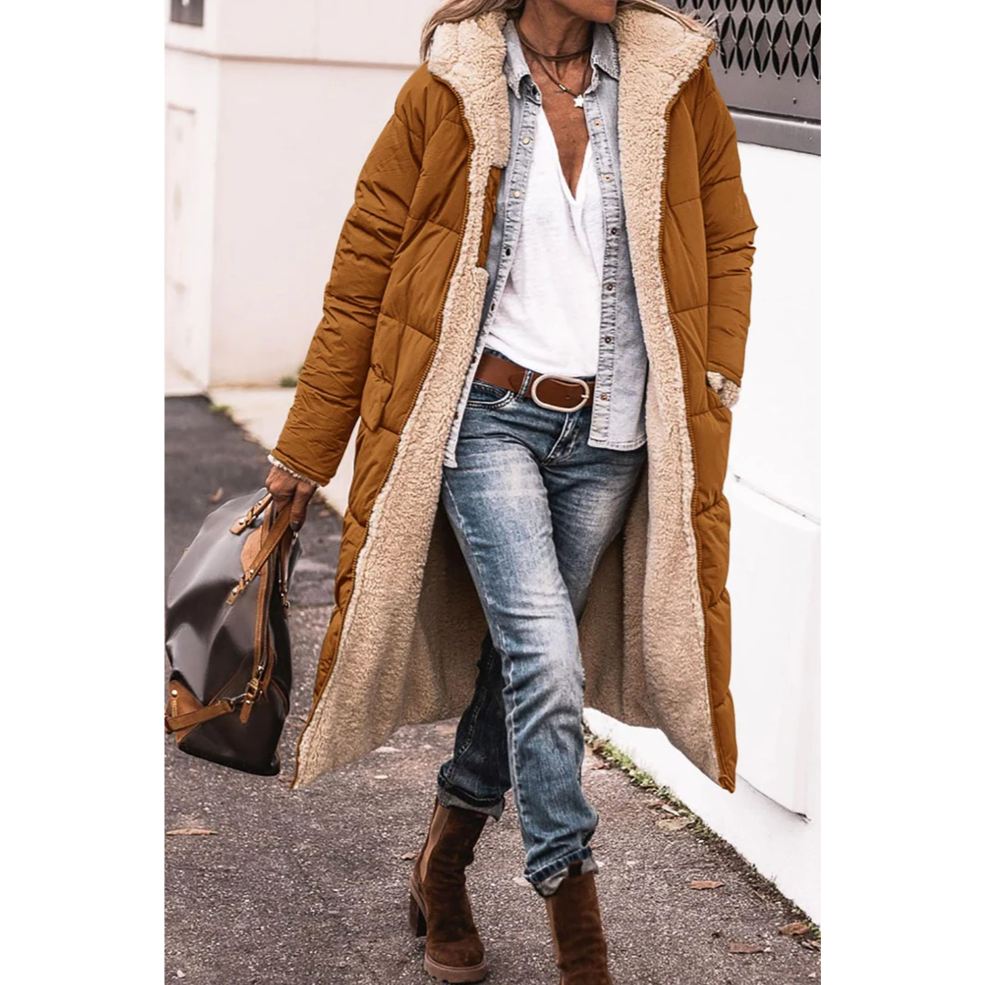 Dames Winter Puffer Mantel – Lang Model
