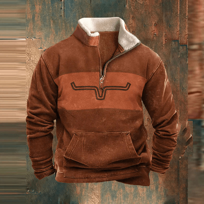 Herensweatshirt met rits – Winter