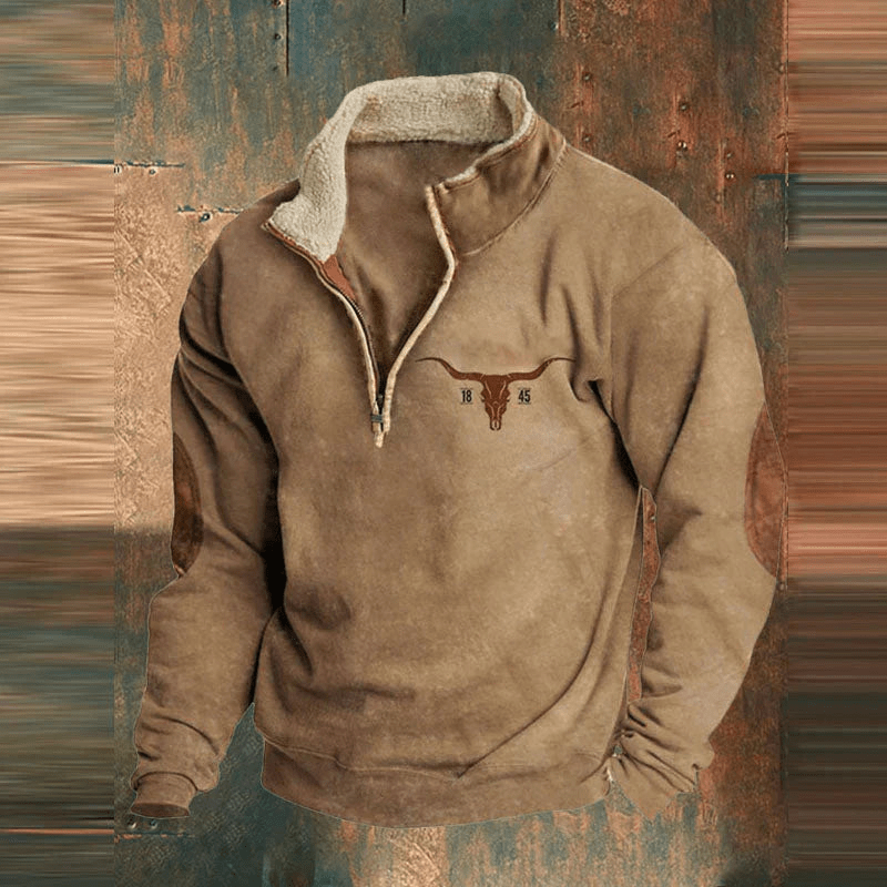 Herensweatshirt met rits – Winter