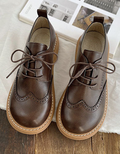 Oxford Schoenen voor Dames – Brede Brogue Stijl