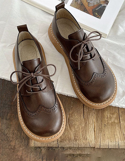 Oxford Schoenen voor Dames – Brede Brogue Stijl