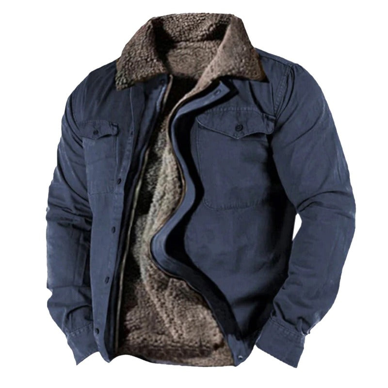 Heren Fleece Jas – Warm en Functioneel