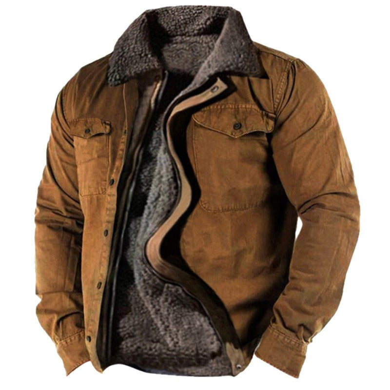 Heren Fleece Jas – Warm en Functioneel