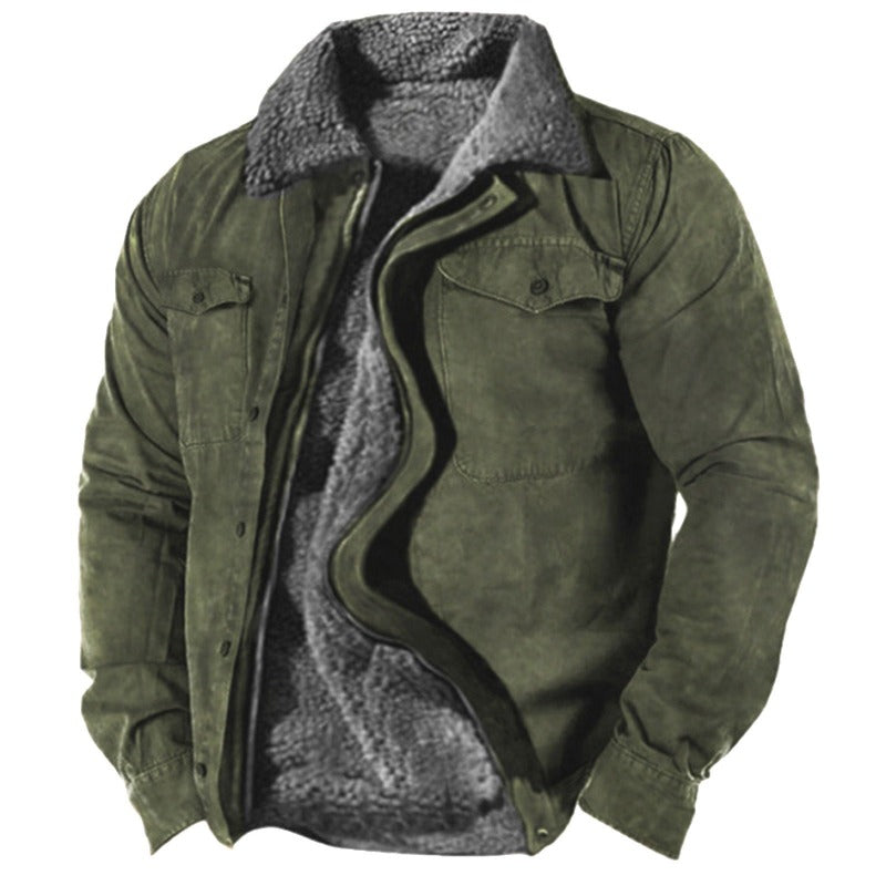 Heren Fleece Jas – Warm en Functioneel