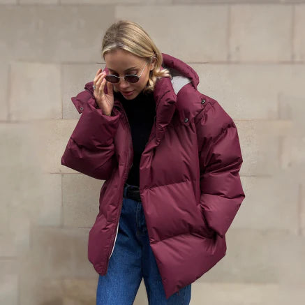 Dames Winter Puffer Jas – Warm Model
