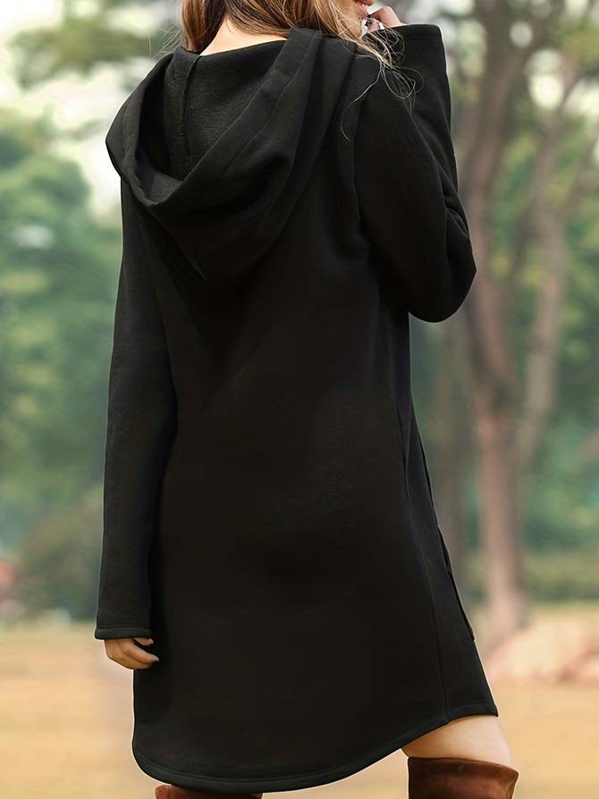 Hoodie Jurk voor Dames – Met Buikzak
