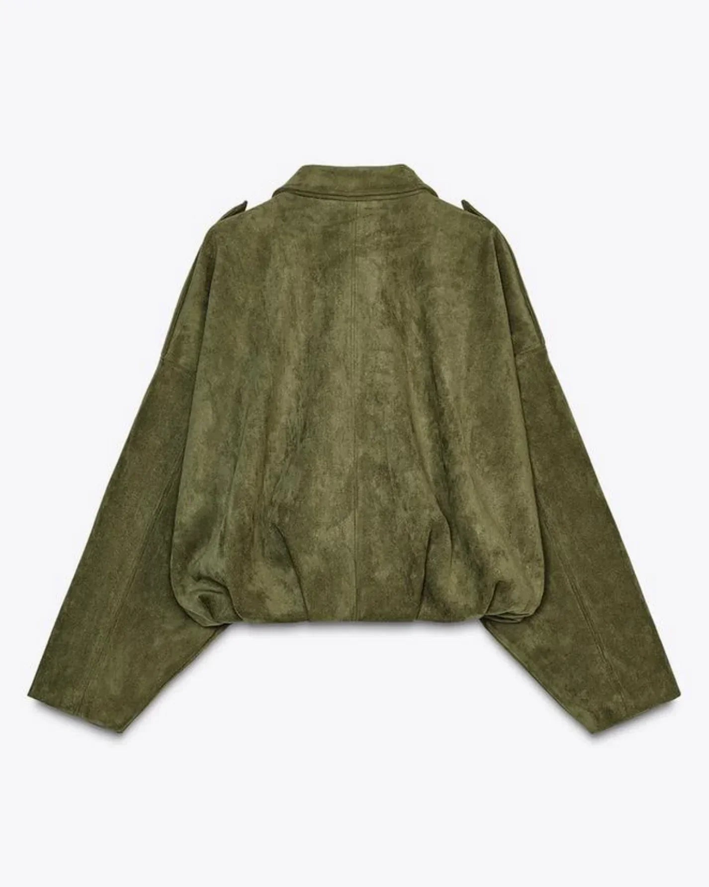 Dames Leren Jas – Oversized & Warm