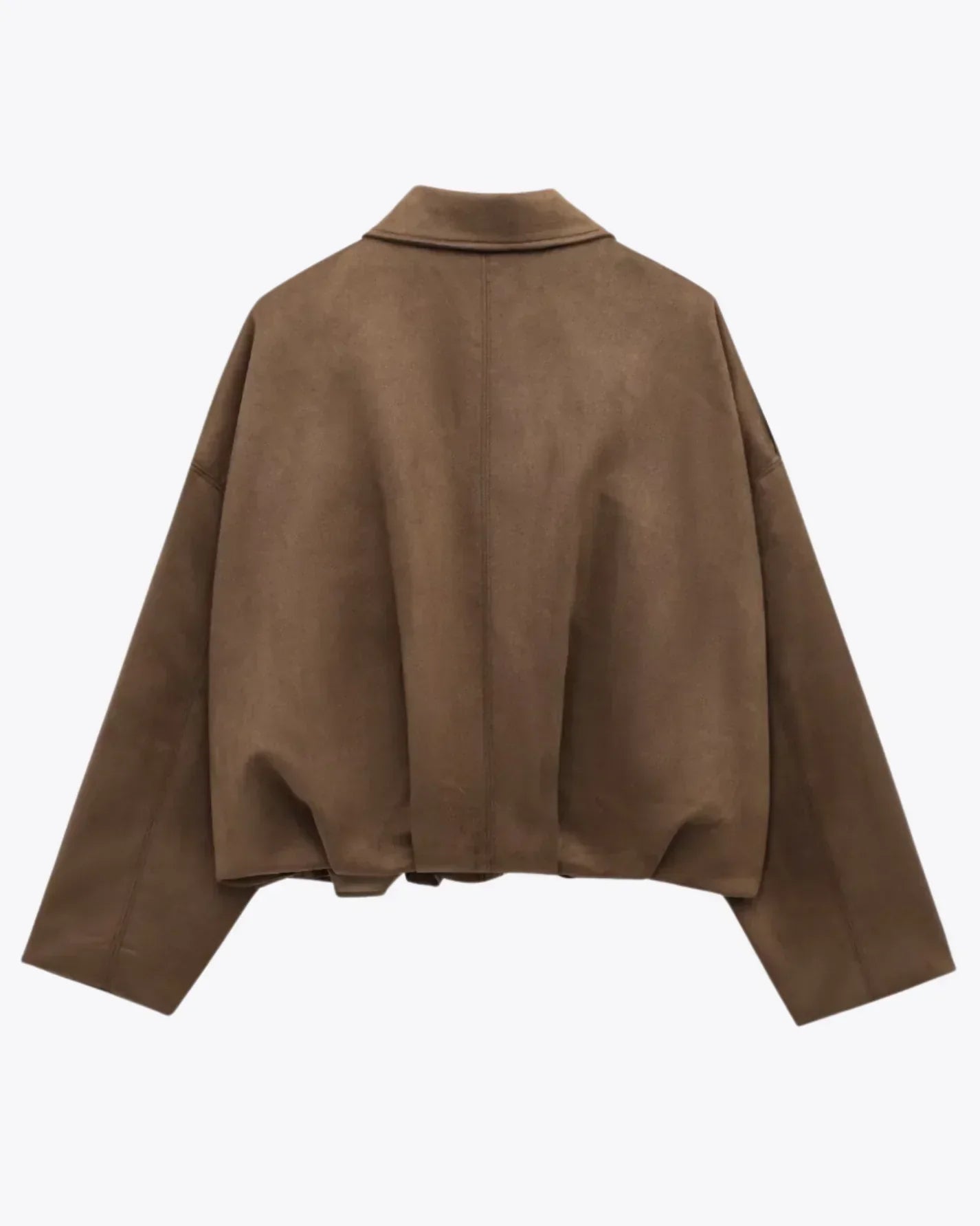 Dames Leren Jas – Oversized & Warm