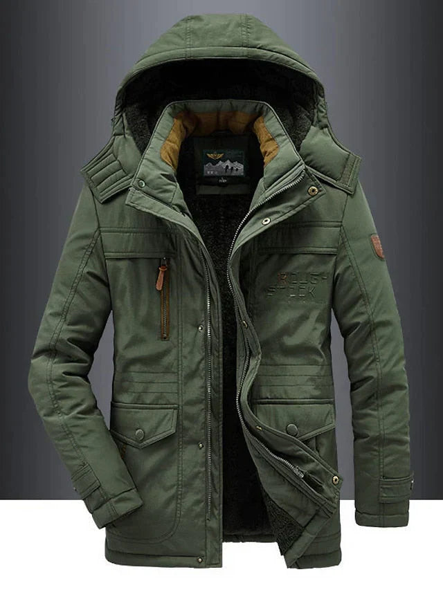 Parka voor Heren – Winddicht met Fleece voering