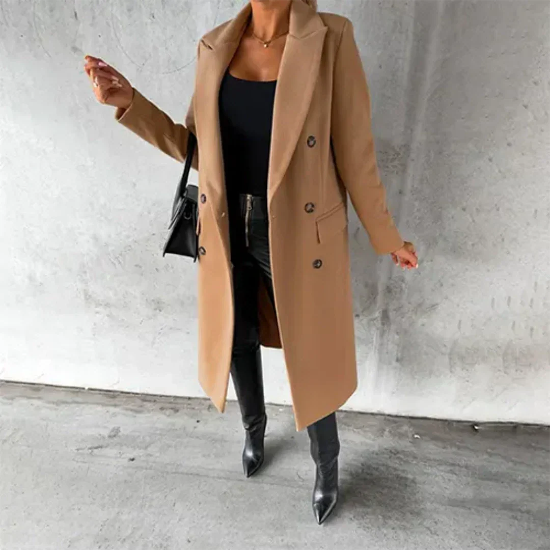 Trenchcoat voor Dames – Lang Wintermodel