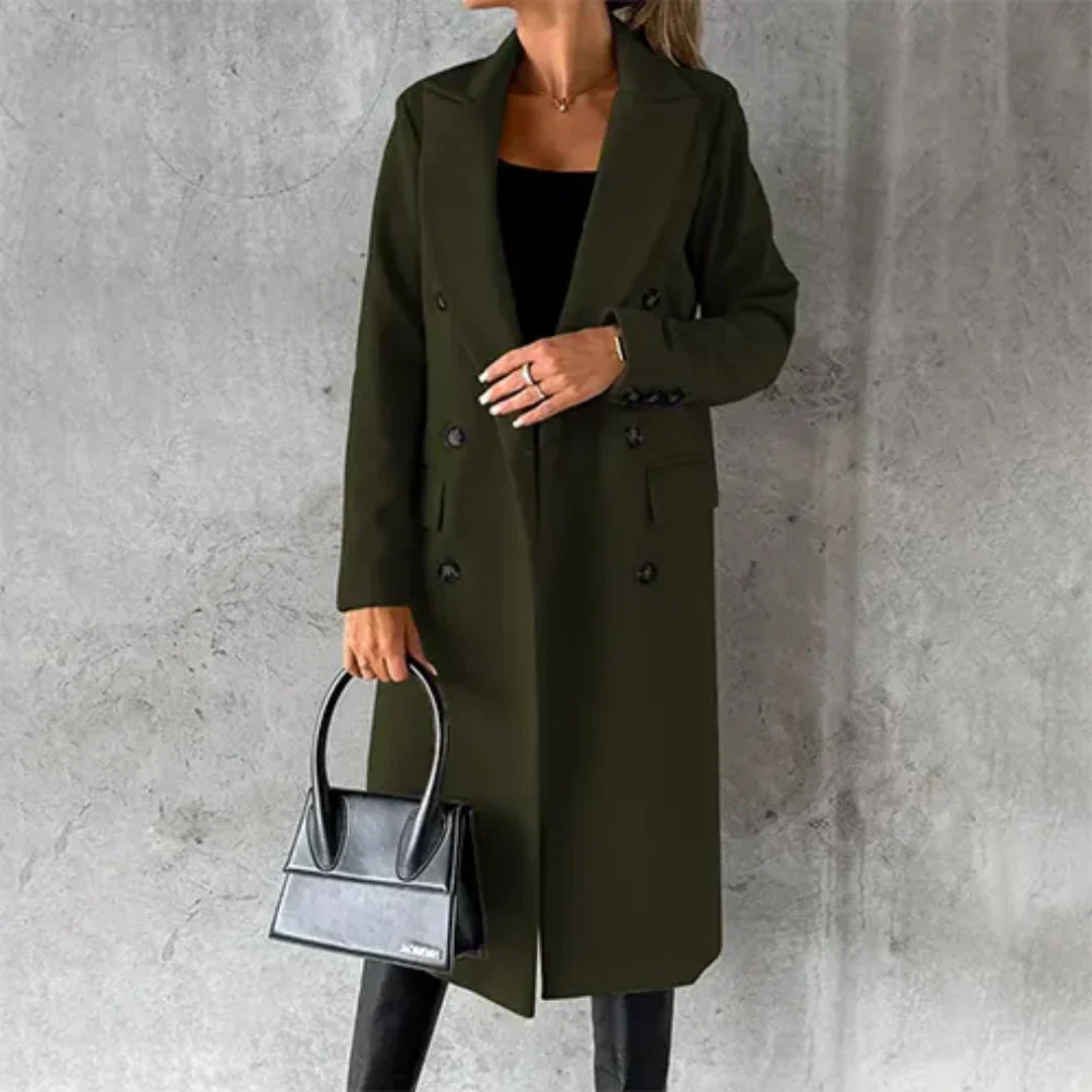 Trenchcoat voor Dames – Lang Wintermodel