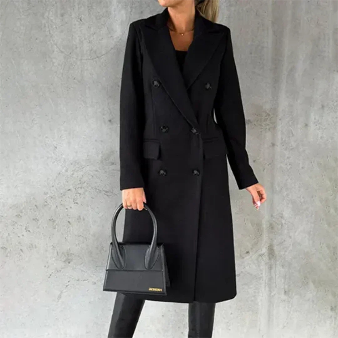 Trenchcoat voor Dames – Lang Wintermodel