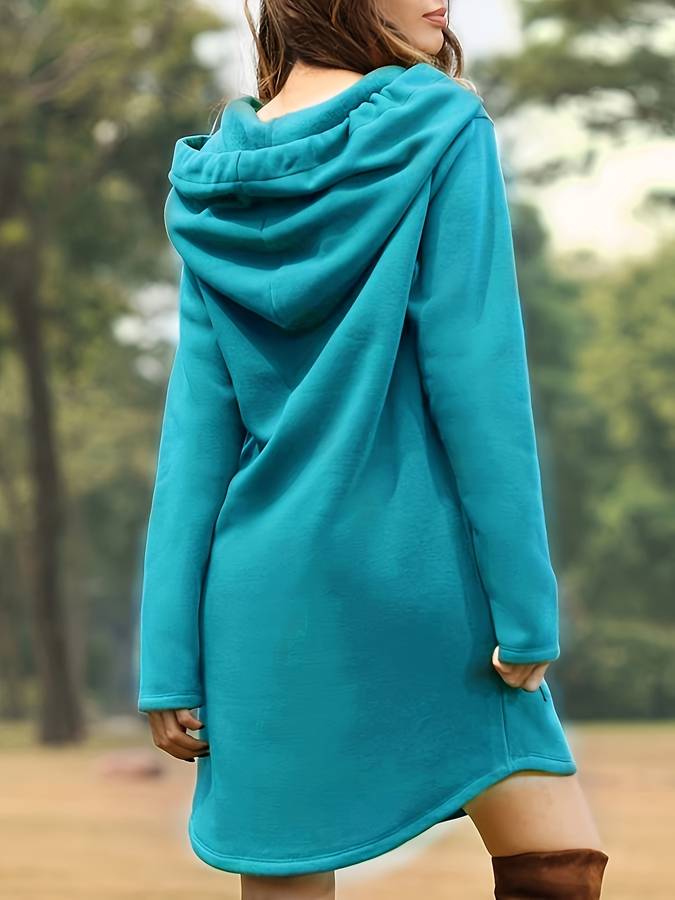 Hoodie Jurk voor Dames – Met Buikzak