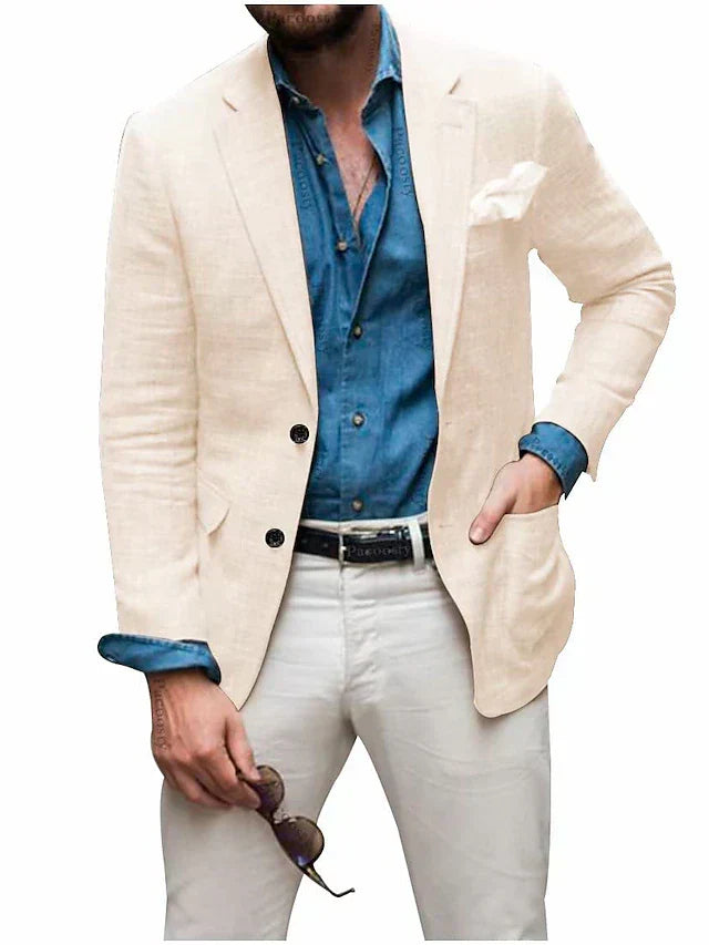 Blazer voor Heren – Met Luchtige Afwerking