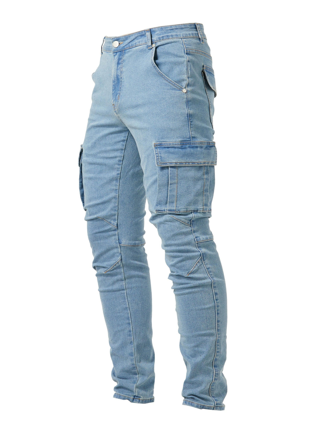 Heren Cargo Jeans – Met Meerdere Zakken en Stretch