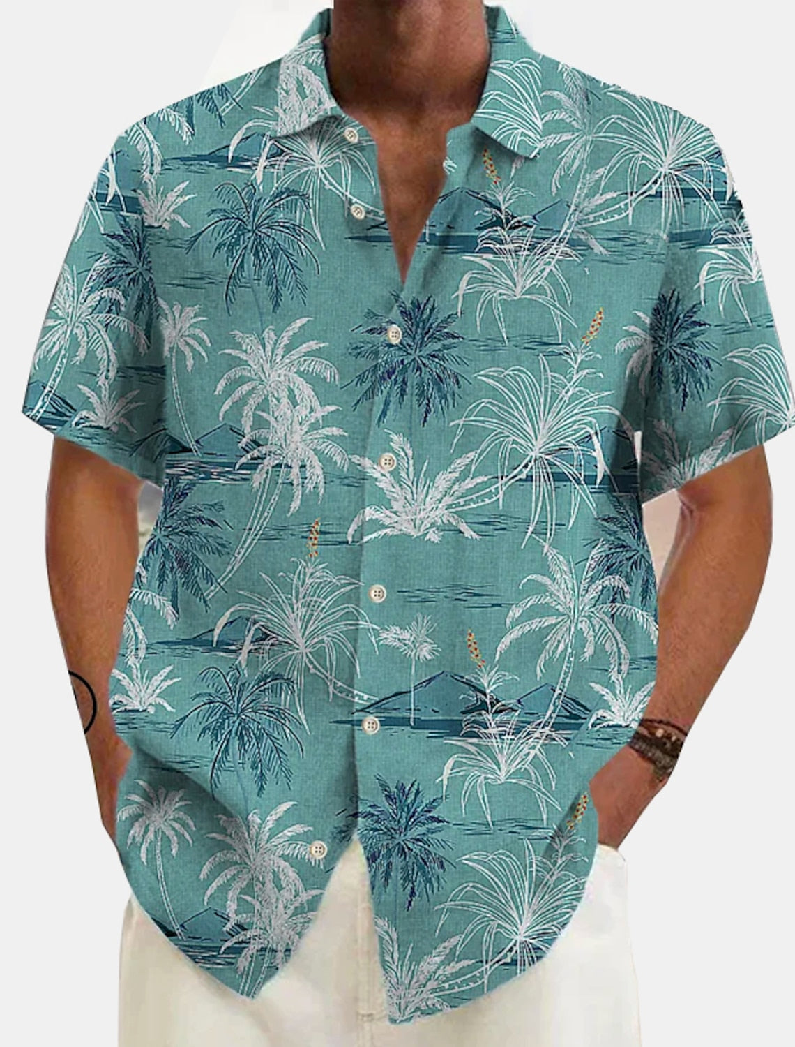 Hawaïaans Strandhemd van voor Heren