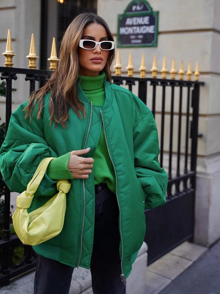 Dames Bomber Tussenjas – Oversized Model