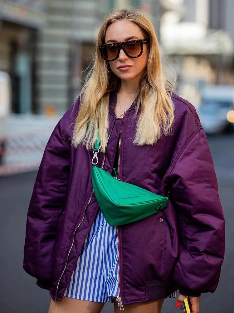 Dames Bomber Tussenjas – Oversized Model