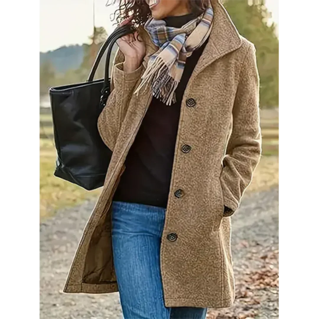 Lange Trenchcoat voor Dames – Wintermodel