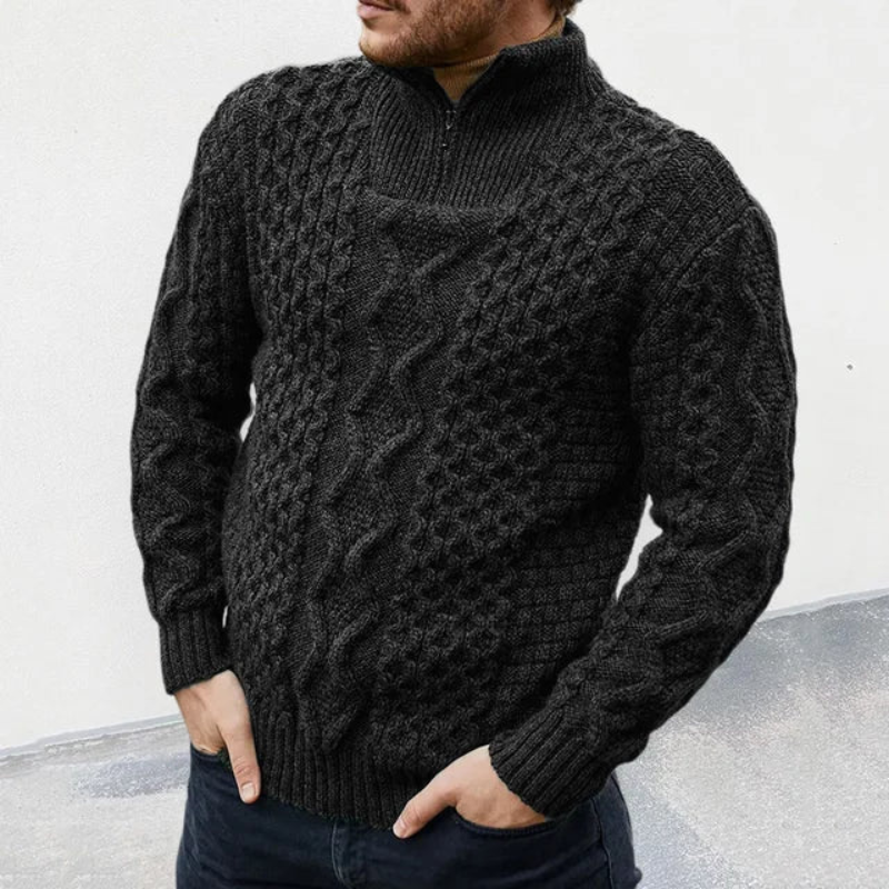 Heren Zipper – Gebreid Model