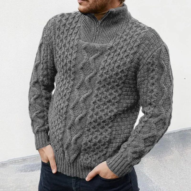 Heren Zipper – Gebreid Model