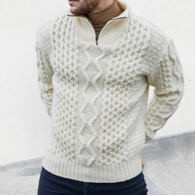 Heren Zipper – Gebreid Model