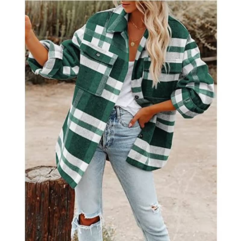 Dames Blouse – Met Lange Mouwen en Knoopsluiting
