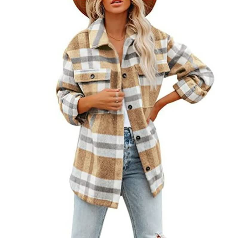 Dames Blouse – Met Lange Mouwen en Knoopsluiting