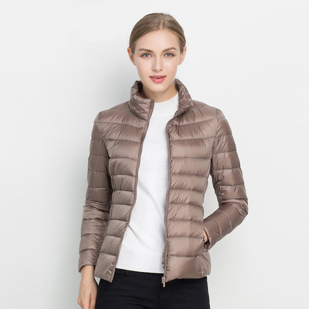 Dames Gewatteerde Jas met Lange Mouwen – Warm Model