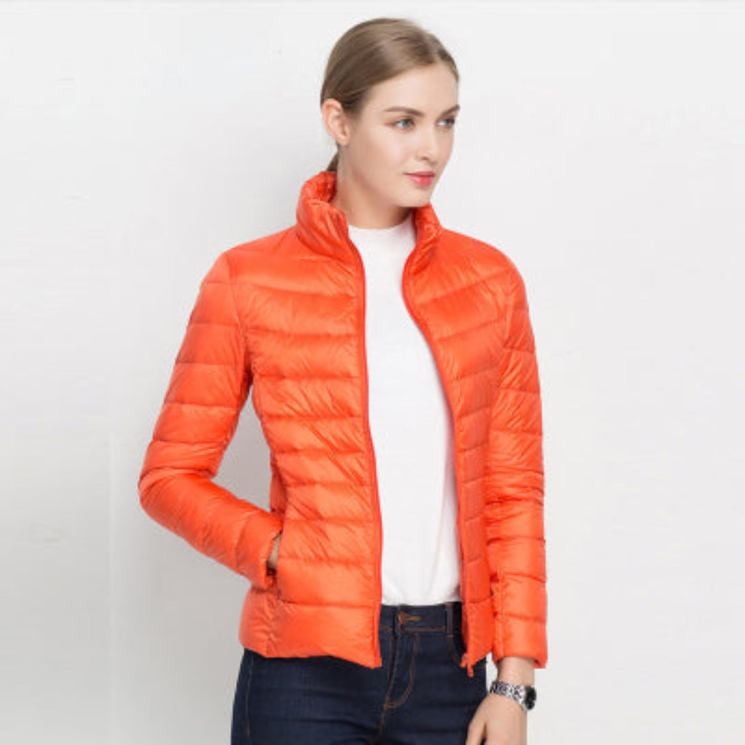 Dames Gewatteerde Jas met Lange Mouwen – Warm Model