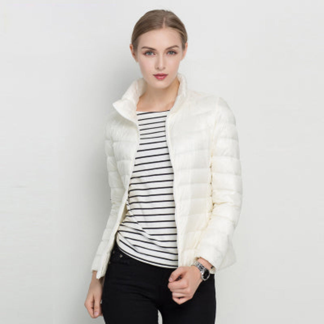 Dames Gewatteerde Jas met Lange Mouwen – Warm Model