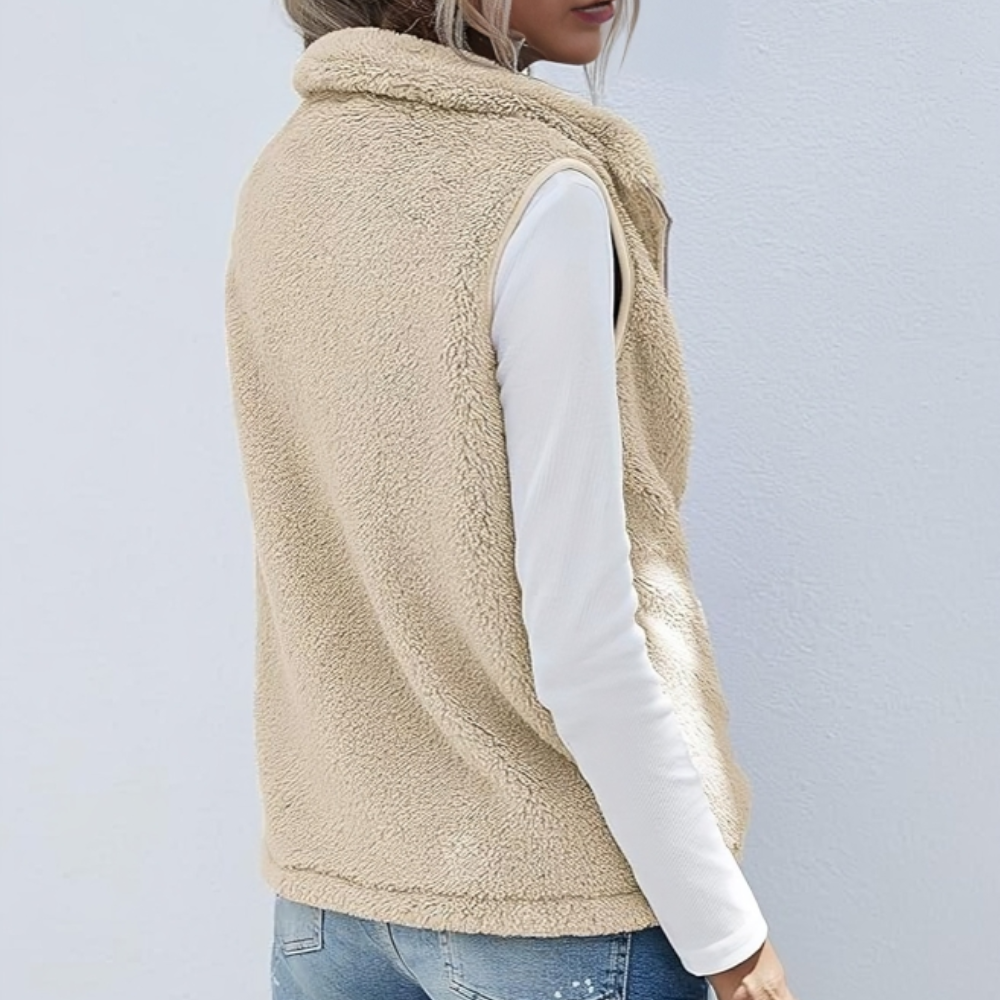 Zacht Vest voor Dames – Met Rits