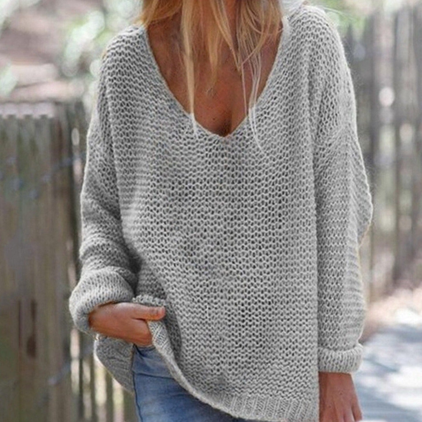 Gebreide Trui voor Dames – Oversized Model